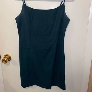 Emerald green mini dress